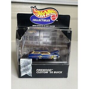 Hot Wheels Collectibles Firewood Custom '50 Buick Black Box Limited Edition